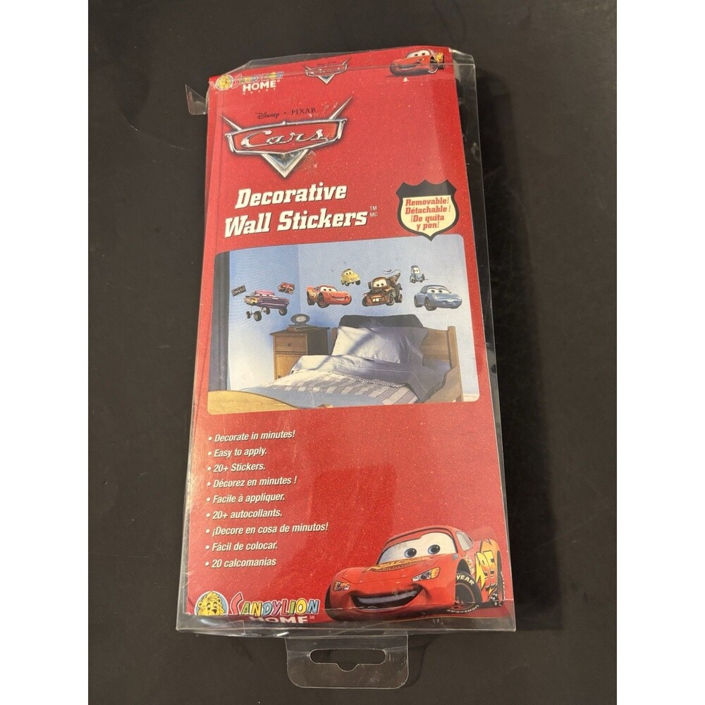Disney Pixar CARS Movie Wall Stickers Lightning McQueen Mater New Decals 2006